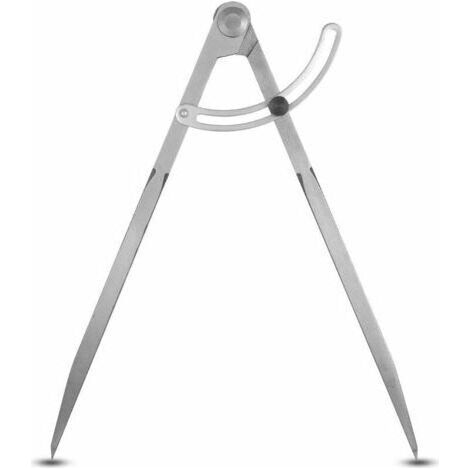 Compas à sec professionnel en acier au carbone 300 mm de grand diamètre pour charpentier, menuisier, ébéniste, architecte, tailleur de pierre, instrument de mesure de précision de marq (1/5)