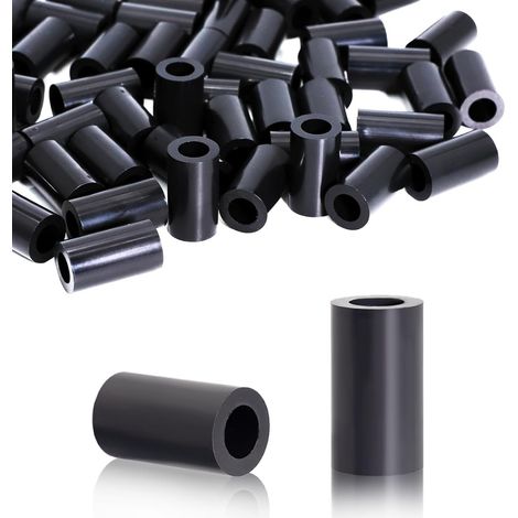 60 Pièces Rondelles d'espacement Rondes en ABS Entretoises Plastique Isolantes Rondelle Plastique M8 pour vis M8 14x25mm pour Circuit Imprimé Isolation électrique (1/5)