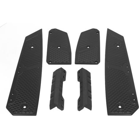 Repose-pieds moto en aluminium CNC robuste, pédale de repos pour Forza 300 350 NSS 350, noir, paire (1/5)