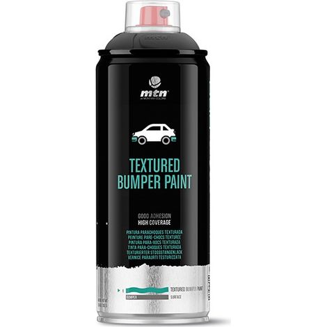 PEINTURE AÉROSOL NOIR TEXTURÉ - 400 ML
