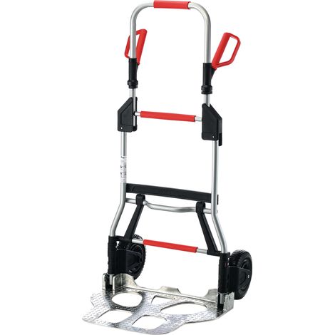 Diable de transport pliable tube en acier aluminium H. 1250 mm L. pelle 420xl595 mm cap.charge 250 kg (1/6)