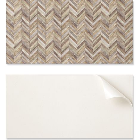 Panel de vinilo impreso - Decoraci贸n de dormitorio 100x50 cm Dise帽o de espiga
