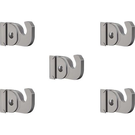 Lot de 5 crochets 40kg autobloquants tige 4x4mm (1/4)