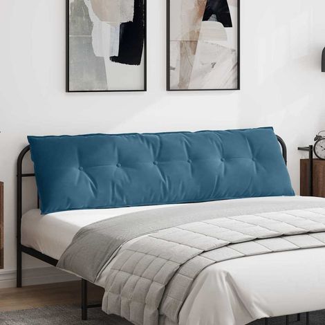 Rückenkissen Blau 180 x 50 cm Cordstoff