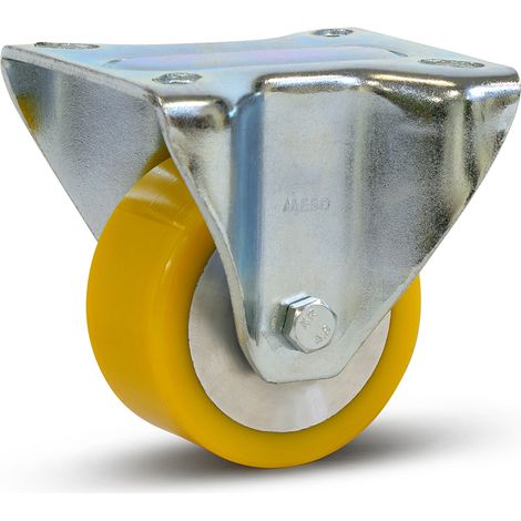 Roue fixe lourde - MESO - PU - 80mm - 300kg (1/2)