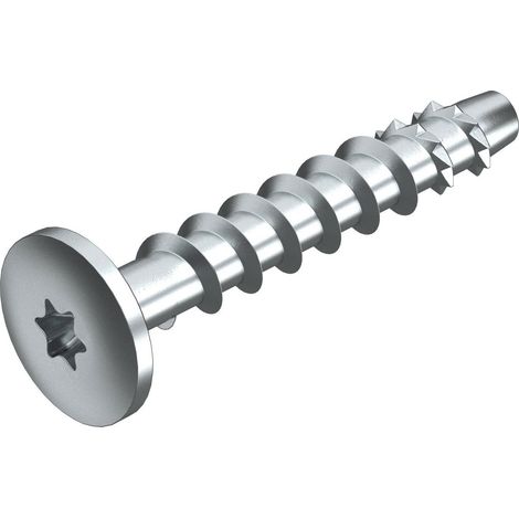 OBO Bettermann Anclaje de carril de montaje con cabeza plana Pan 7,5x50mm Acero galvanizado, 3498261