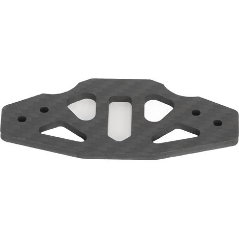 Plaque de renfort pare-chocs carbone pro pour TAMIYA TT02 1/10 voiture RC, support rigide, pièce tuning haute qualité, fixation précise, 4x4 modèle. (1/5)