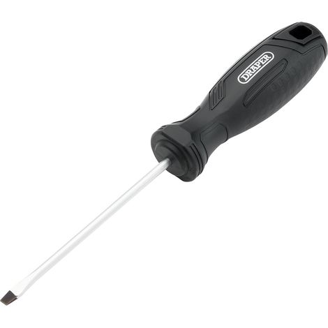Draper SL4X100MM Slotted Screwdriver with Hard Grip Handle – Precision Flat-Head Screwdriver for Professional and DIY Use