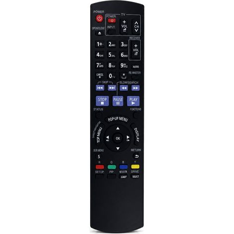 Télécommande TV Compatible avec Panasonic N2QAYB000378 (1/5)