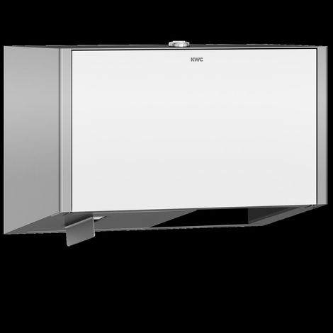 KWC Wc-doppelrollenhalter, EXOS, Edst, 280x193x147 mm, AP, Front ESG Weiß (1/2)