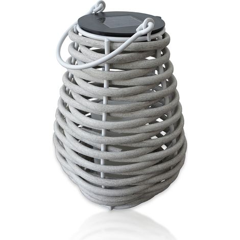Lanterne solaire tressée Aretha h25cm - Orium (1/5)