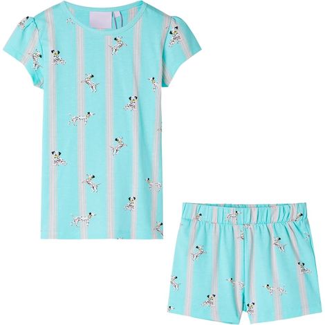Teenpull – Kinderpyjama mit Kurzen Ärmeln Ecru 140 (1/5)