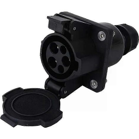 Typ 1 weiblicher Ladestecker 16A 32A 40A 60A 250V AC SAE J1772 EV-Ladegerät Fahrzeugsteckdose-JXLGV (1/5)