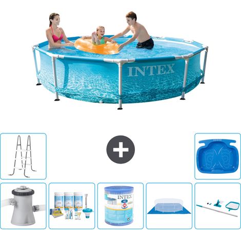 Intex Piscine Tubulaire Ronde - 305x76 cm - 8-pièces  S41362 (1/5)