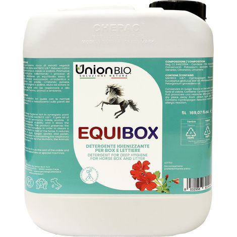 EQUIBOX detergente igienizzante naturale per box e lettiere 10 l