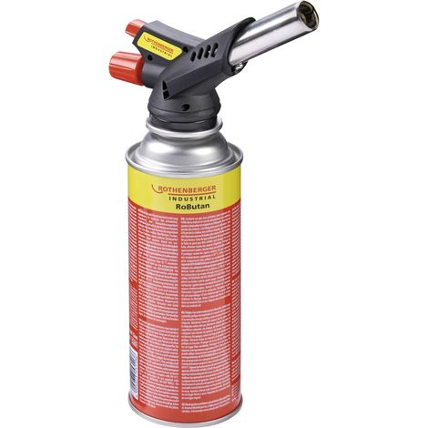 ROTHENBERGER Industrial Gas Brenner RS 220 inkl. 1x RoButan Gaskartusche 220 g / 393 ml - 1000004120