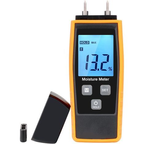 Wood moisture meter, HD digital moisture tester, 8 calibrated groups for selection