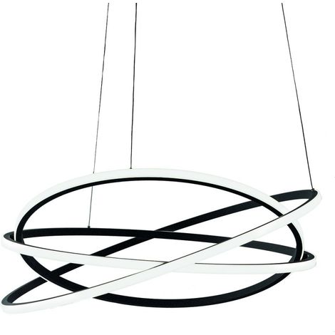 Lustre moderne gea luce atia sg n led suspension aluminium silicone