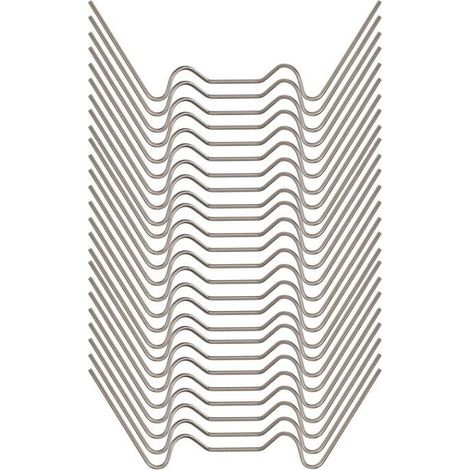 100 Pcs Clips de Vitrage pour Serre7.51.5cm Clip de Vitrage Type W Clips de Vitrage pour Serre de Jardin Clips pour Vitre de Serre Acier Inoxy pour Fixation de Verre de Serre Effet de Serre (1/4)