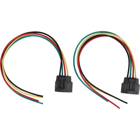 Connecteur 4 broches T2T52971SPEC, faisceau de pigtail 2 pièces, remplacement pour Mazda B2200 B2600 1990‑1993 (1/5)
