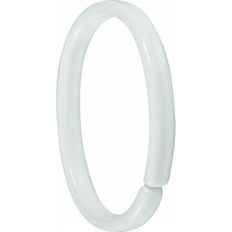Anneau plastique blanc - Sachet de 12