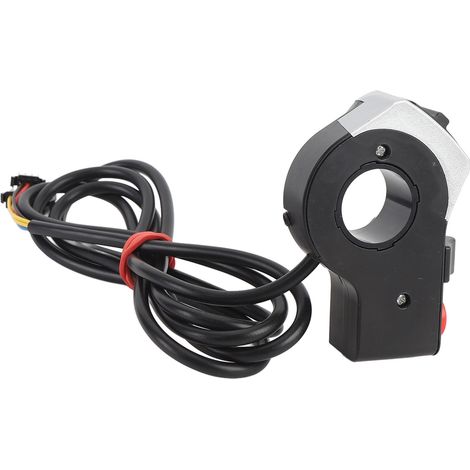 Klaxon de moto, clignotants, phares, câble de 1,5 m, commande de guidon compacte 3 en 1 pour scooter (1/5)