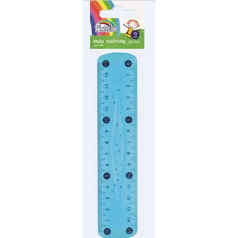 Regla flexible de plástico Fiorello &8211 15cm GR-F150