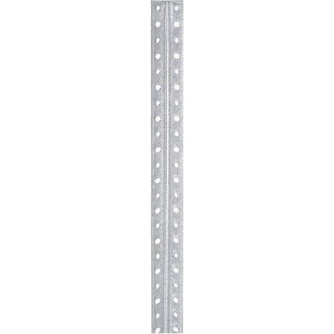 1 pièce Profil galvanisé, tablette P40, barre de 2,0 m, support mural robuste pour rangement industriel