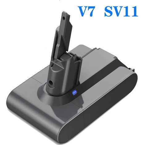 Batterie de remplacement Li-ion 6000mAh, compatible avec Dyson V7 V8 V10 V6 21,6V, Batterie V7 sv111