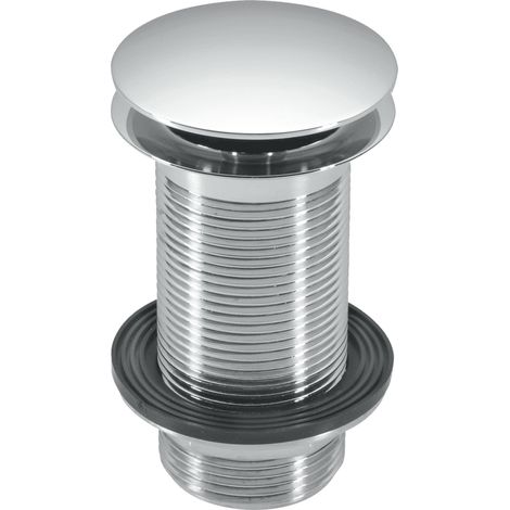 McAlpine No Slot Free Flow Basin Waste with Mushroom Top 1.25'' 60mm Flange 90mm Tail DWU60-CB (1/5)