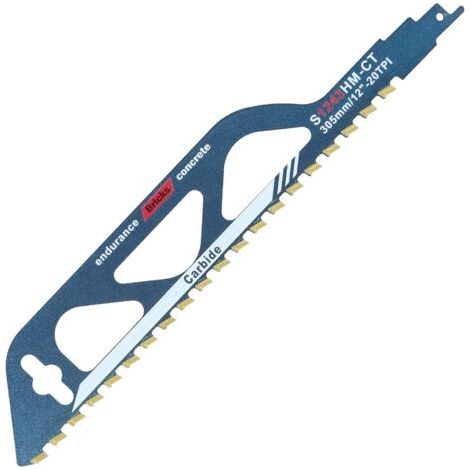 Lame de scie sabre 305 mm – Carbure de tungstène pour béton cellulaire et brique – Découpe précise et durable (1/5)