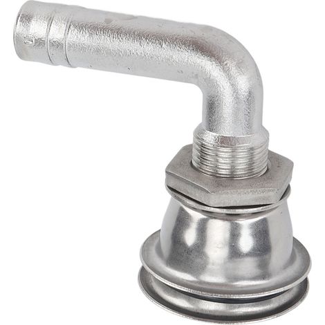 Évent de réservoir à carburant marin, sortie coque 90°, acier inoxydable, pour yacht et bateau, raccord 5/8 pouce (1/5)