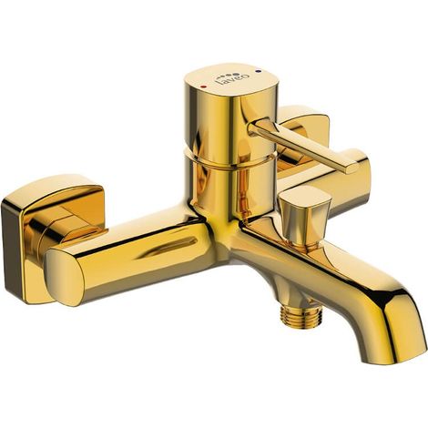 Grifo de bañera de pared POLA Gold (1/2)