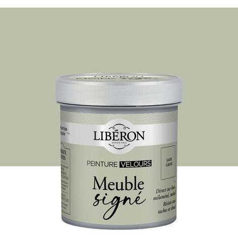 Pintura para muebles y carpintería. Muebles firmados LIBÉRON, terciopelo gris jade, 0,5 L. LIBERON (1/5)
