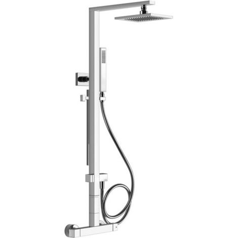 Colonne de douche Gessi Rettangolo avec thermostat en saillie,