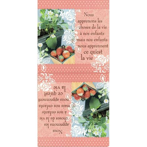 Torchon microfibre à message 70 x 35 cm (1/2)