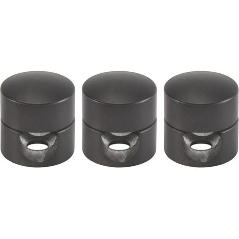 Paquet de 3 Crochets Plafond pour Suspension de Plafonnier Lampe DIY Noir Fixation Plafond (1/4)