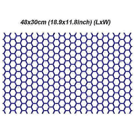 Autocollant nid d'abeille pour phares de voiture, découpe en grille creuse, protection latérale, film adhésif universel pour phares et feux arrière, autocollant de covering pour voiture (1/5)