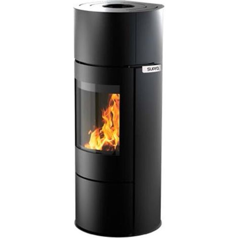 Poêle à bois fonte 6kw gris - Supra - FIORE (1/5)