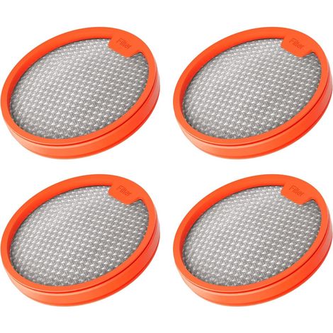 Pack de 4 prefiltros lavables para aspiradoras de mano Xiaomi G9 G10, T10, T20, T30, R10, R20