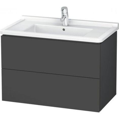 Duravit L-Cube Waschtischunterbau wandhängend, 2 Schubkästen, (1/4)