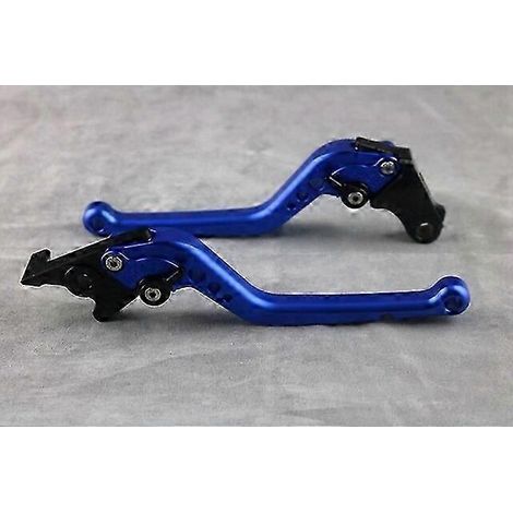Levier de frein et d'embrayage réglable en aluminium usiné CNC pour moto BMW S1000RR (avec et sans cc) 2015-2018 (Long - Bleu) (1/5)