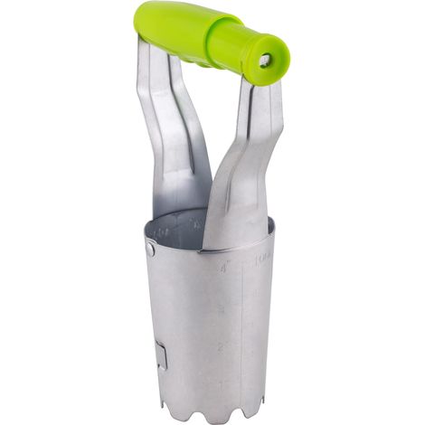 Fioriera per bulbi - Bulbi da fiore - Fioriera in acciaio inox - Fioriera con tacche - per semi di tulipani e narcisi