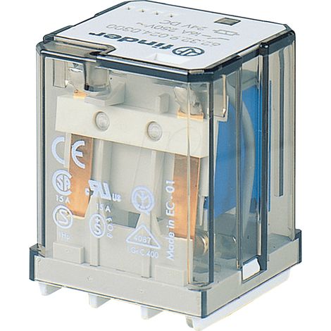 Finder 62.31.9.012.4800 Relè ad innesto 12 V/DC 16 A 1 NA 1 pz.