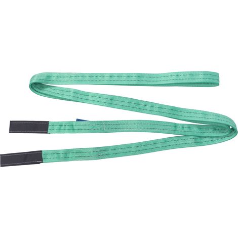Sangle de levage renforcée 6M 2T capacité, boucle en polyester haute résistance, élingue de levage robuste pour grue et palan (1/5)