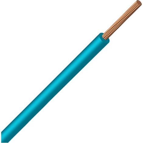 Câble Fil Unipolaire FLRY-B ISO 6722 Classe B Sec. 0,50 mmq Bleu Clair