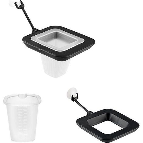 Gobelet à vers rouges pour aquarium, entonnoir conique avec ventouse, gobelet d'alimentation, anneau d'alimentation (1/4)