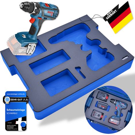 SCHWÄBLE® Schaumeinlage Schaumstoffeinlage f. Bosch Akku-Bohrschrauber GSR18V-28