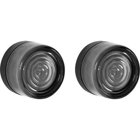 Set of 2 Outdoor Wall Light Lamps Grey Aluminium External Modern Design Garden Patio VEIGA (1/5)