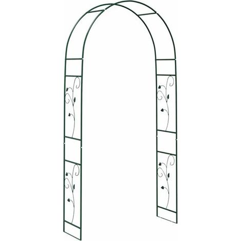 Arche de jardin fleurie et verte 115 x 37 x 231 cm (1/5)